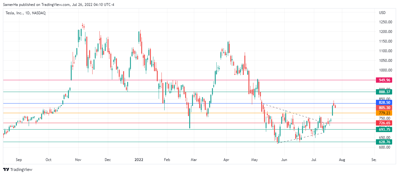 عرب بيرغ | Arab Berg | Arabberg | سوق الاسهم | الاسهم الامريكية | سهم تسلا | Tesla Stock | توقعات سهم تسلا | TSLA